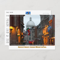 Montréal Canada Old Town at Dusk