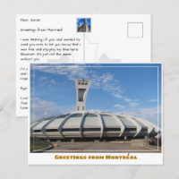 Montréal Canada Olympic Stadium Modern