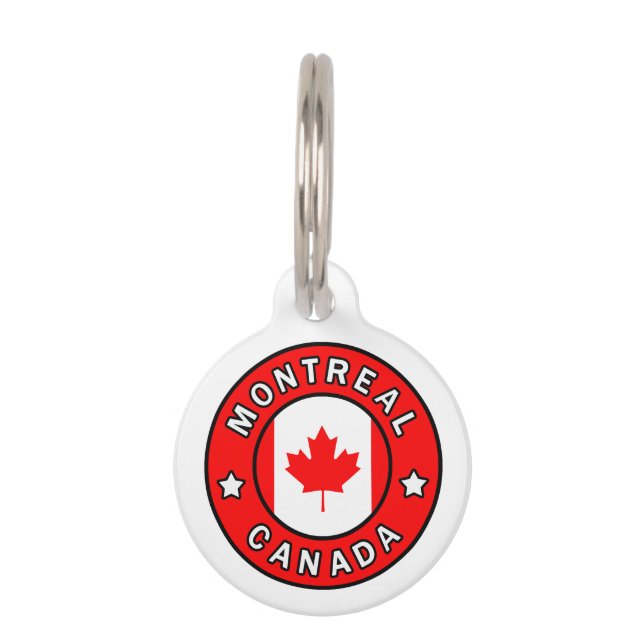Montreal Canada Pet Tag (Front)