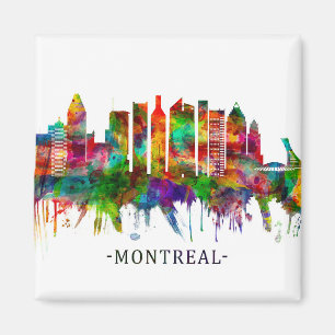 Montreal Canada Skyline Magnet