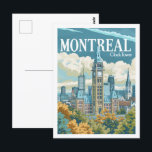 Montreal Canada Vintage Famous Travel Place Postcard<br><div class="desc">Montreal Canada Vintage Famous Travel Place</div>