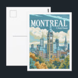 Montreal Canada Vintage Famous Travel Place Postcard<br><div class="desc">Montreal Canada Vintage Famous Travel Place</div>