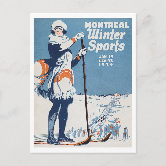 Montreal Canada Vintage Travel Postcard (Front)