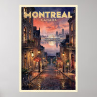 Montreal Canada Vintage Travel