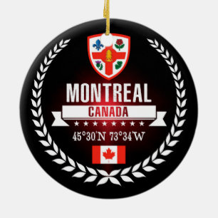 Montreal Ceramic Ornament