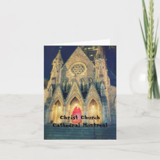 Montreal Christ Church Cathedral Card