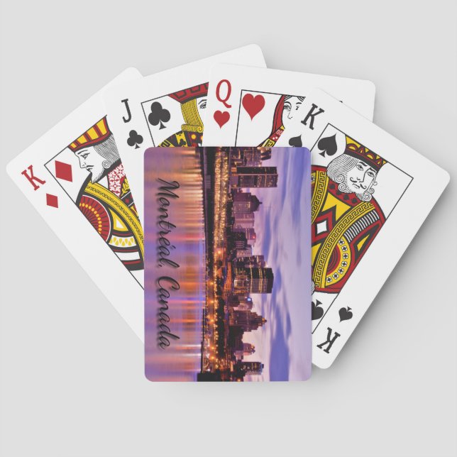 Montreal Cityscape Playing Cards (Back)