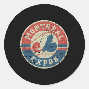 Montreal Expos Classic Round Sticker