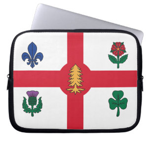 Montreal Flag Laptop Sleeve