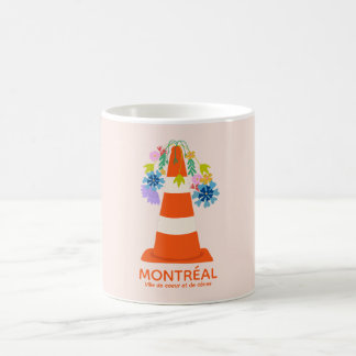 Montréal humoristique cônes oranges ville cadeau  coffee mug