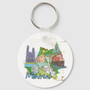 Montreal Keychain
