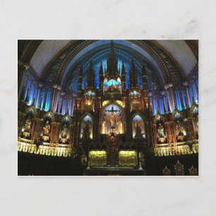 Montreal Notre Dame Basilica Postcard