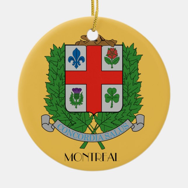 Montréal - Ornement de Noël du Québec (Devant)