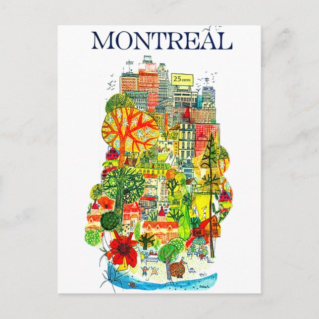 Montreal Postcard (Front)