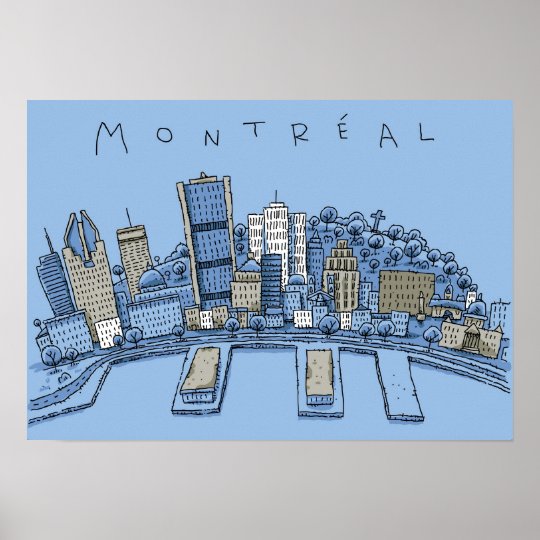 Montreal Poster Zazzle.ca