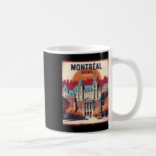 Montreal Quebec Canada 1950s Vintage Travel Touris Coffee Mug