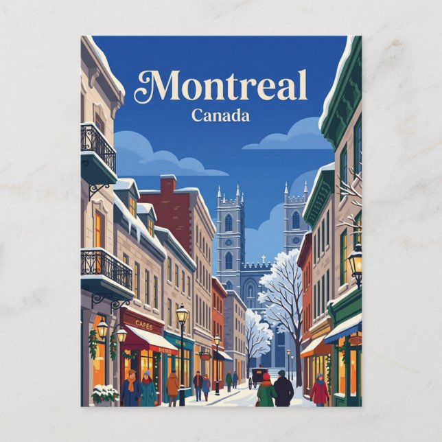 Montreal, Quebec Canada Postcard (Front)