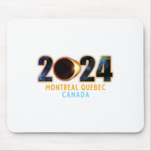 Montreal Quebec Canada Total Solar Eclipse 2024 Mouse Pad