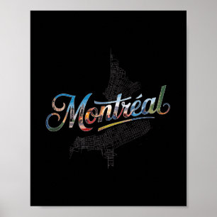 Montreal Quebec Canada Travel Vacation Poster