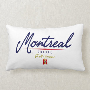 Montreal Script Lumbar Pillow