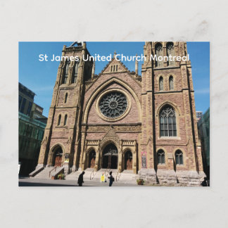  Montreal St James United Church  Postcard