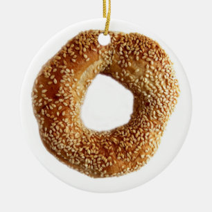 Montreal style bagel ornament