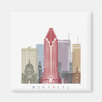 Montreal V2 skyline poster