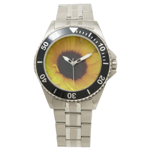 Montres à poignet de tournesol classique (devant)
