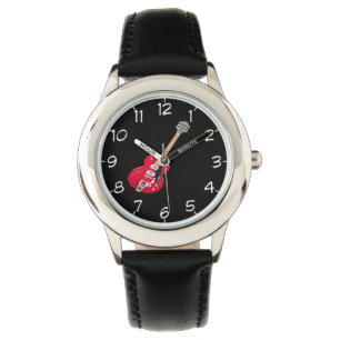 Montres à poignet design "Rock Guitar"