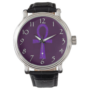 Montres Ankh violettes
