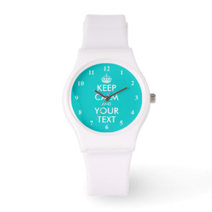 Montres couleur Keep Calm Couleurs Customisées