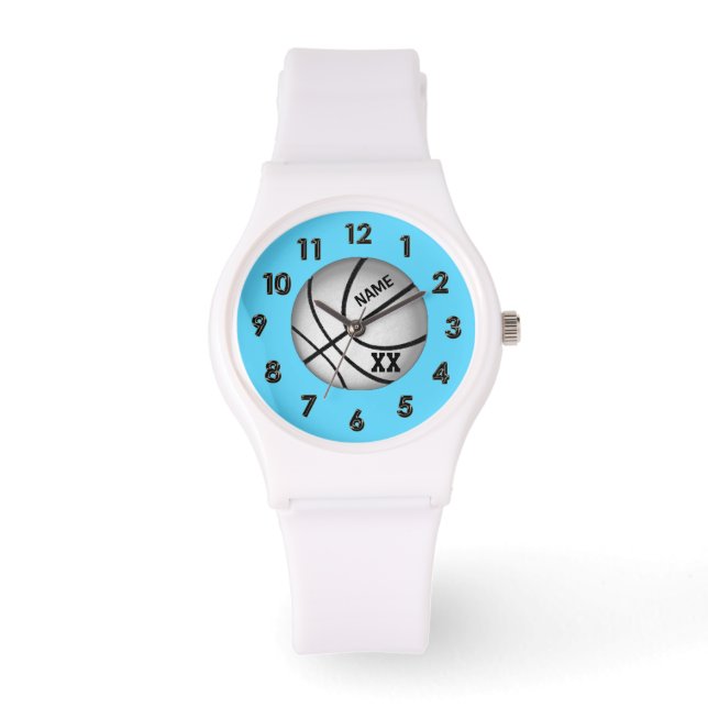 Montres De Basket Personnalisées, Entraîneur, Joue (Recto)