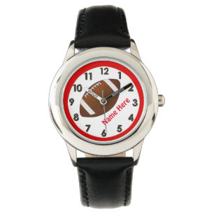 Montres de football personnalisées pour garçons