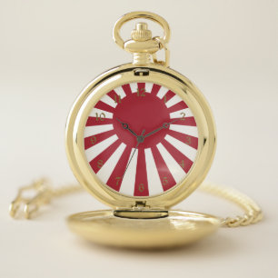 Montres De Poche Drapeau du soleil levant impérial du Japon, Edo à 