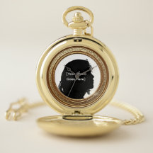 Pocket Gold Watch avec photo