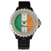 Montres du drapeau irlandais | Personnalisable ave