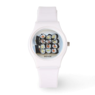 Montres faites sur commande de monogramme de sushi