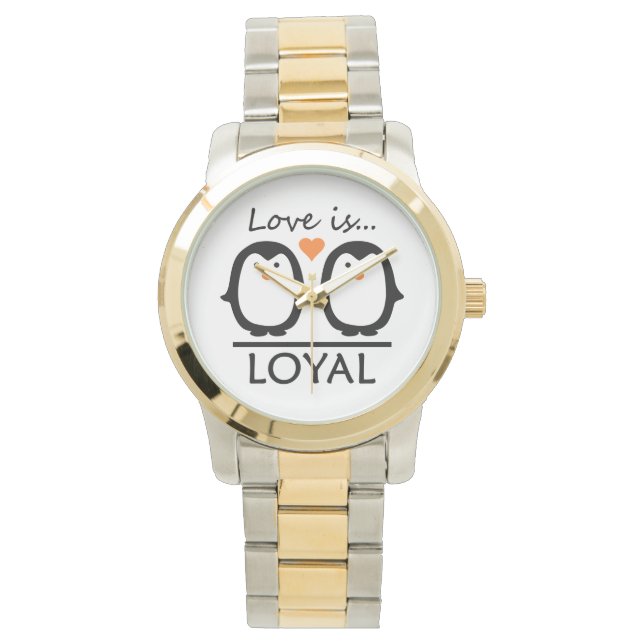 Montres Penguin Love (devant)