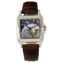 Montres personnalisables drapeau américain