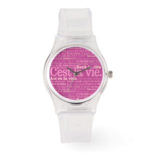 Montres personnalisées C'est La Vie