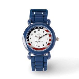 Montres religieuses patriotiques pour des enfants