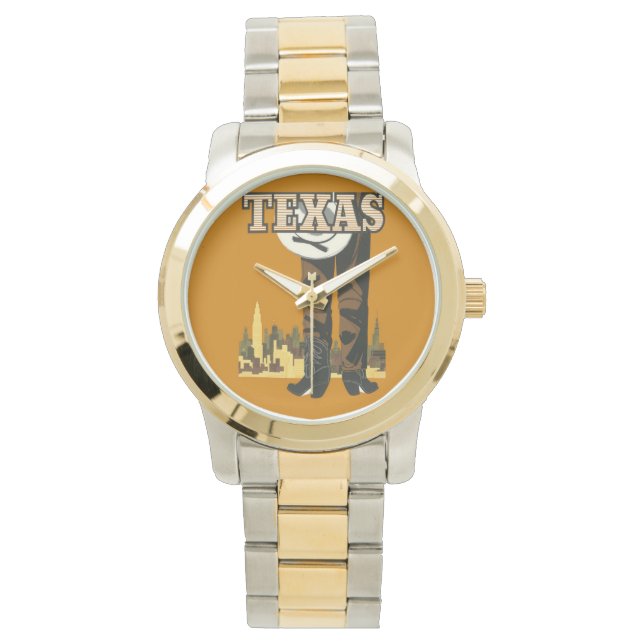 Montres Vintage voyage Texas USA (devant)