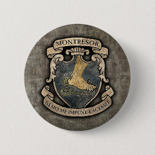 Montresor Coat of Arms 2 Inch Round Button