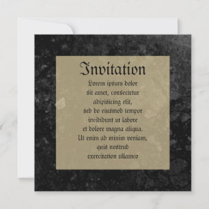 Montresor Coat of Arms Invitation