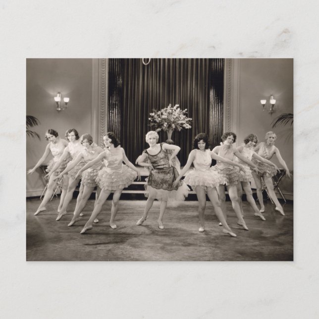 Montrez à des filles la carte postale - ballet - (Devant)