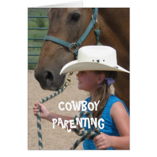 Montrez et dites le jour - Parenting de cowboy