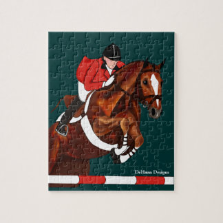 Montrez le puzzle de cavalier de pullover