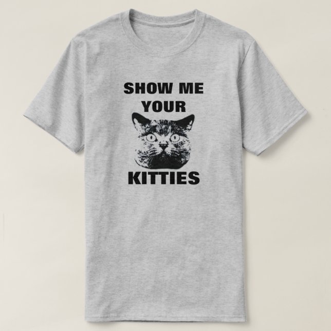 MONTREZ-MOI VOTRE T-SHIRT KITTIES (Design devant)