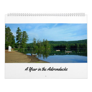 Monts Adirondack de New York Calendrier 12 mois