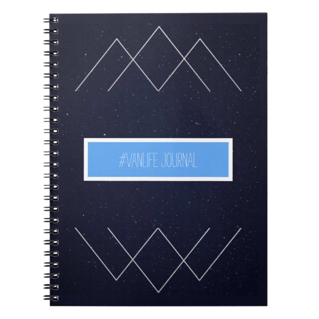 Monts géométriques Starry #Vanlife Journal (Devant)